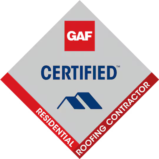 GAF Certified roofing contractor