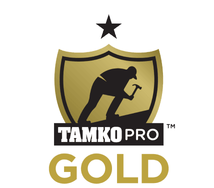 TAMKO Pro Gold certified contractor