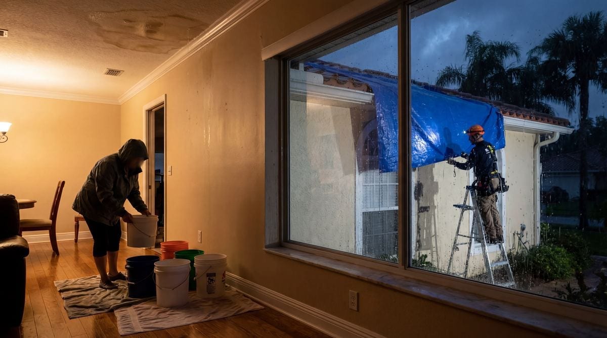 Emergency roof repair and tarping in Tampa Bay