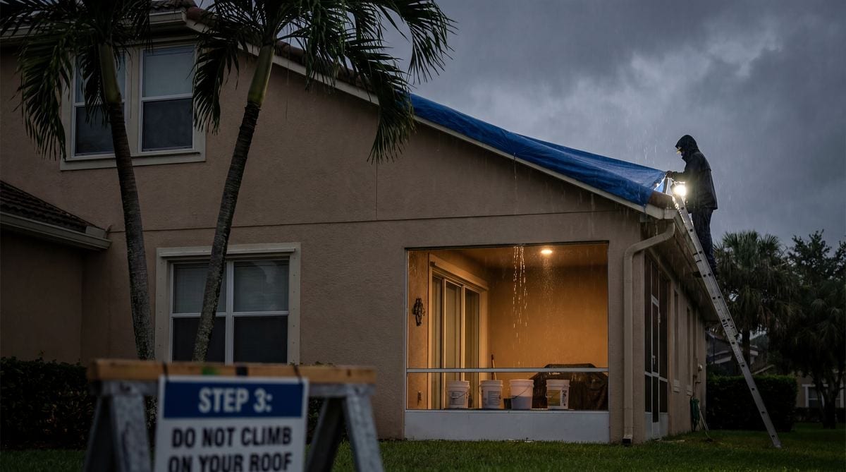 Step 3: Do Not Climb on Your Roof