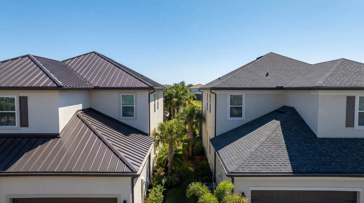 Metal Roof vs. Shingles in Florida: Cost, Durability & Which One Wins