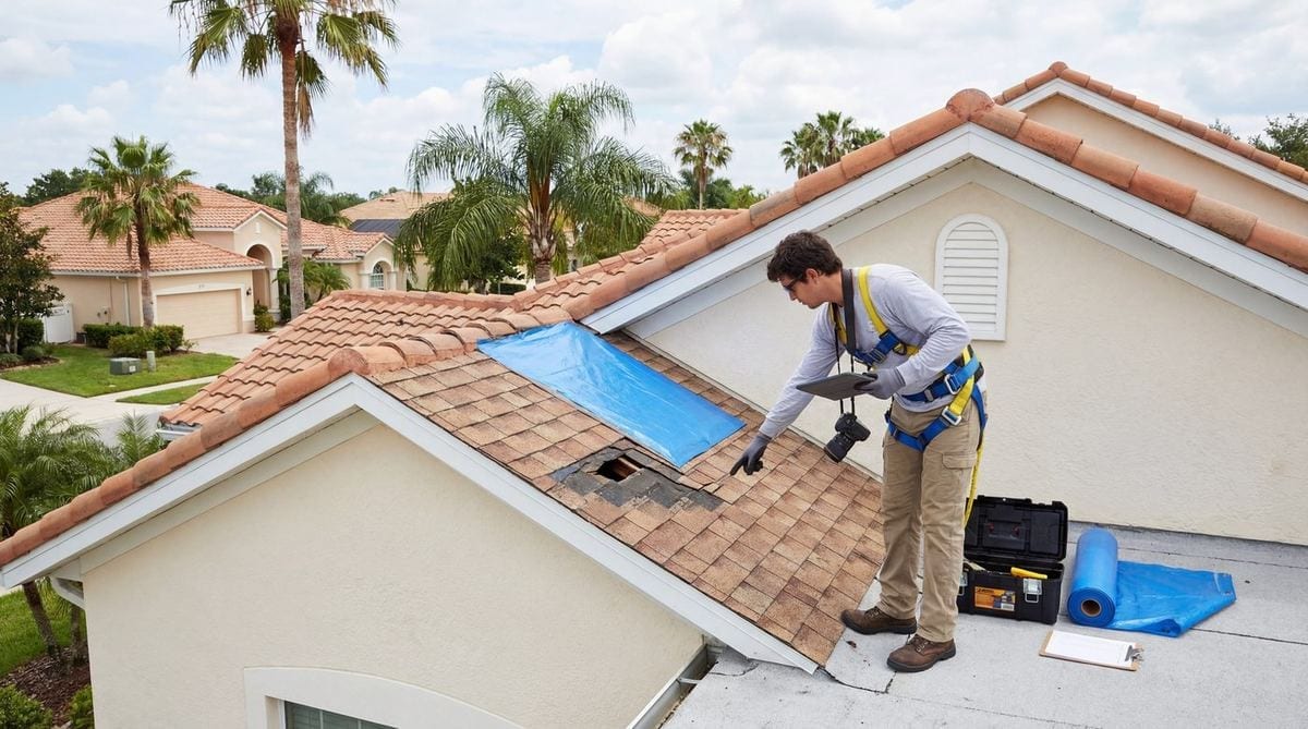 How to Safely Document Roof Damage Yourself