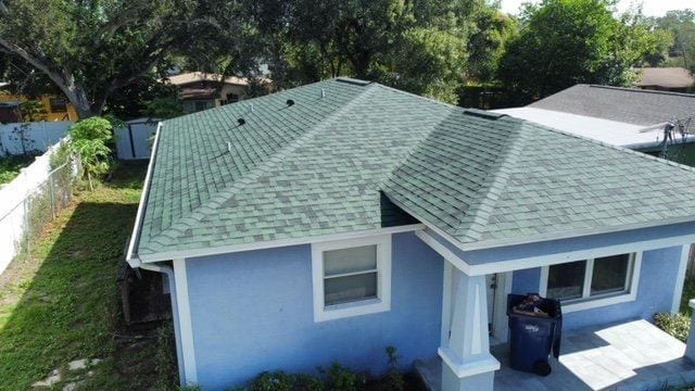 New shingle roof on a Tampa, FL home by Integrity Roofing of Florida