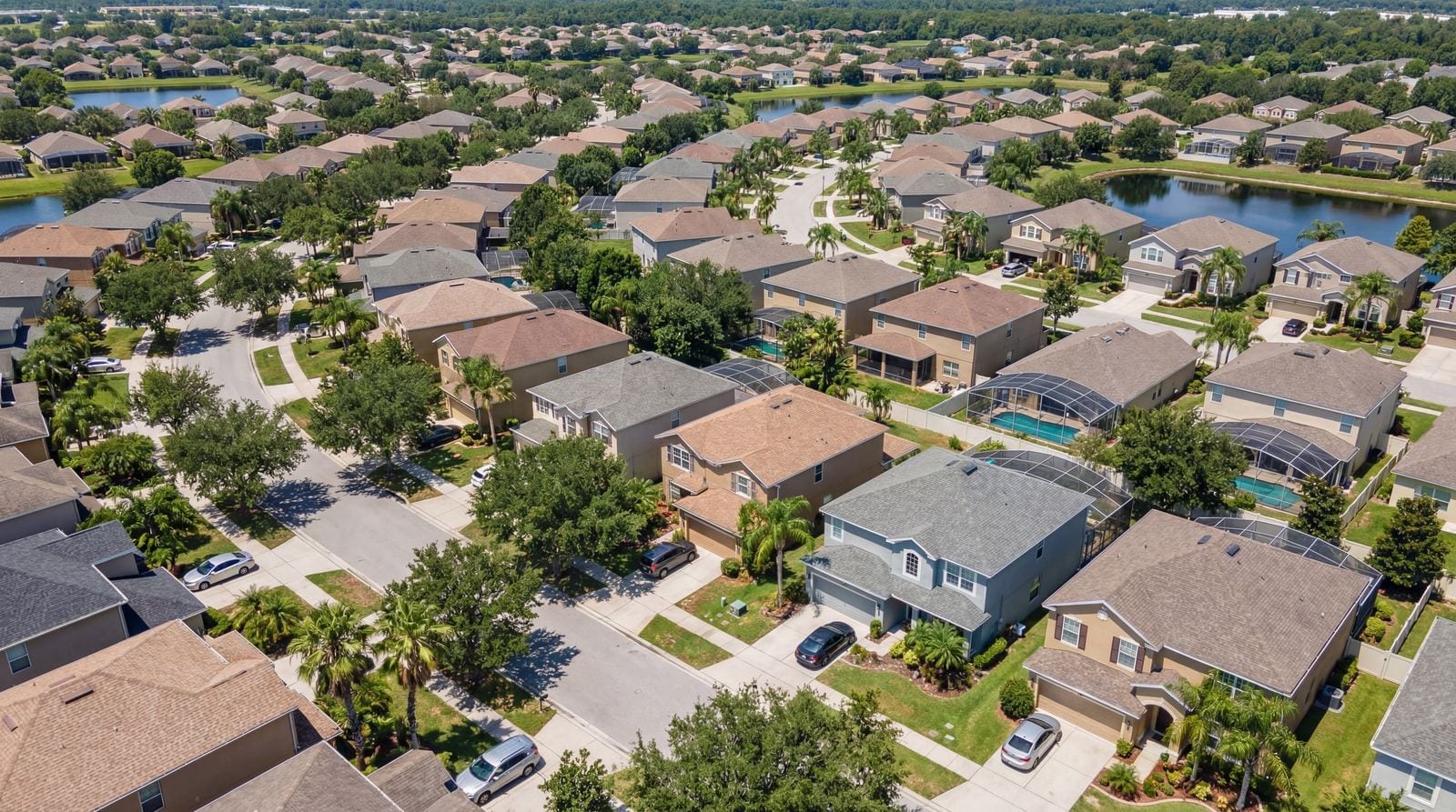 Roofing on a home in Brandon, Florida