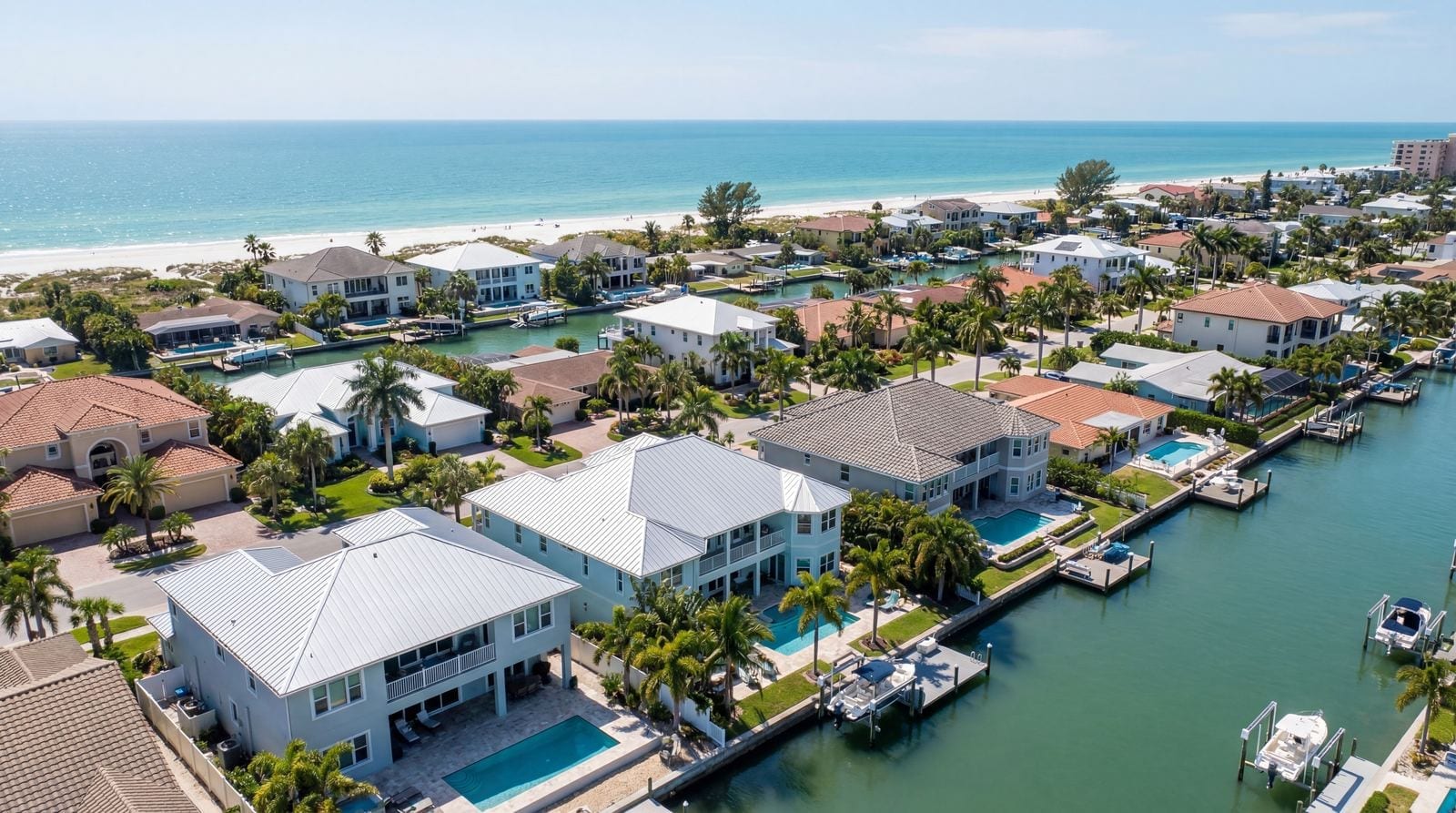 Roofing on a home in Clearwater, Florida