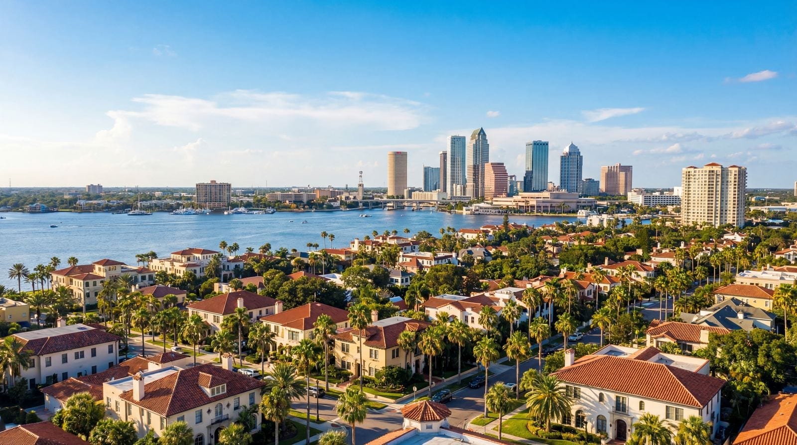 Roofing on a home in Tampa, Florida
