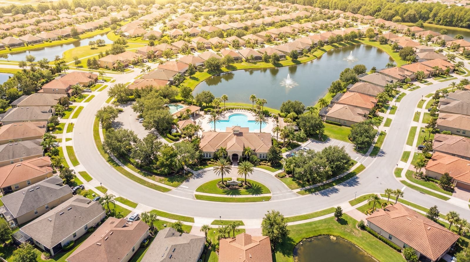 Roofing on a home in Wesley Chapel, Florida