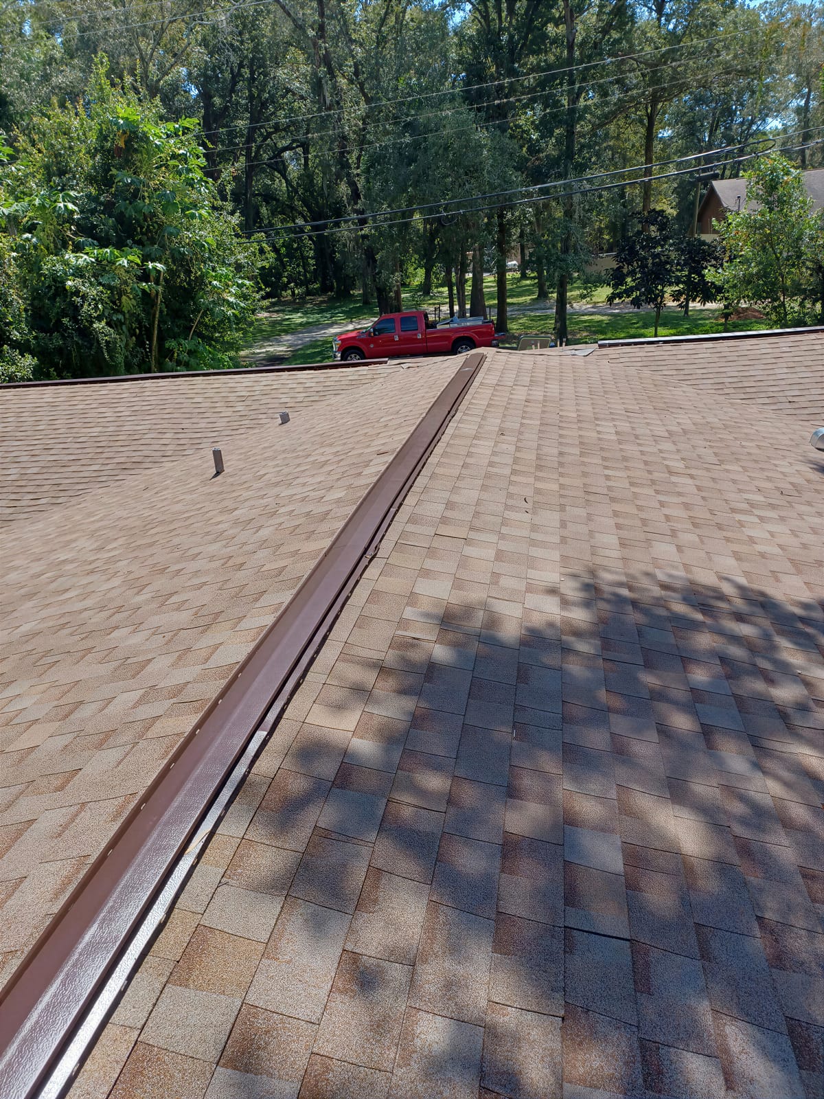 Completed shingle roof replacement on a Tampa Bay home by Integrity Roofing of Florida