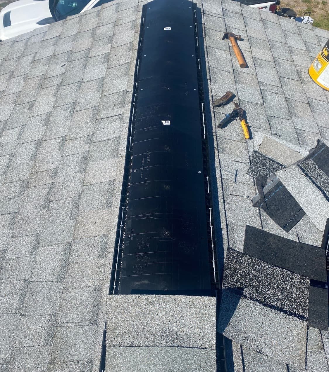 New architectural shingle roof on a Largo, FL home installed by Integrity Roofing of Florida
