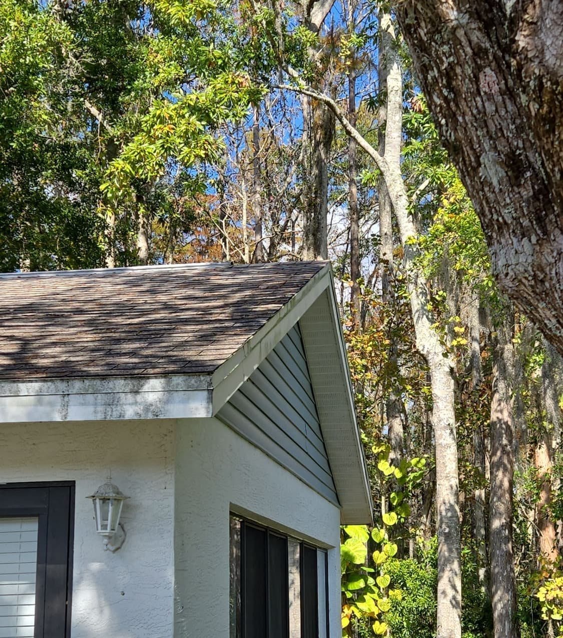 Finished shingle roof on a New Port Richey, FL home by Integrity Roofing of Florida