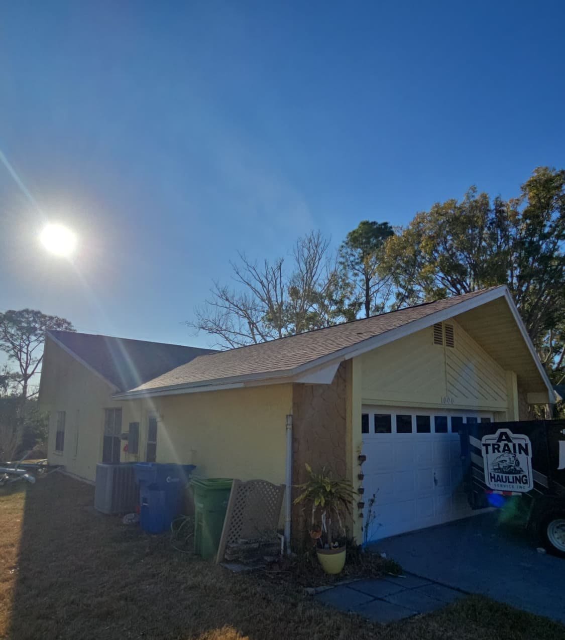 New architectural shingle roof on a Palm Harbor, FL home installed by Integrity Roofing of Florida