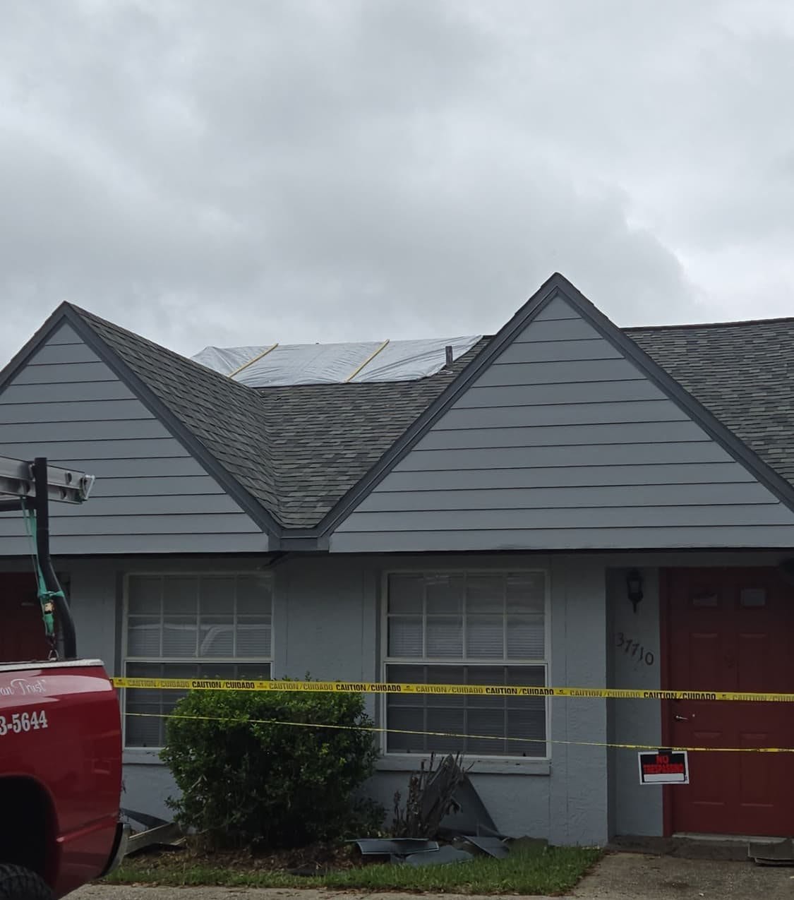 New architectural shingle roof on a Zephyrhills, FL home installed by Integrity Roofing of Florida