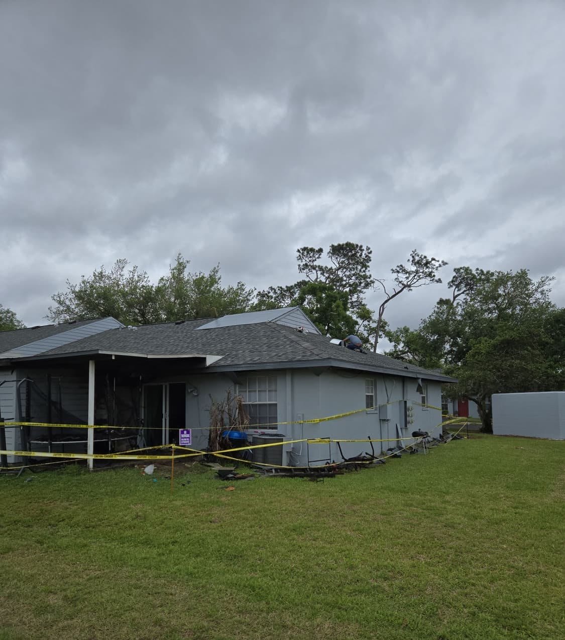 New architectural shingle roof on a Zephyrhills, FL home installed by Integrity Roofing of Florida